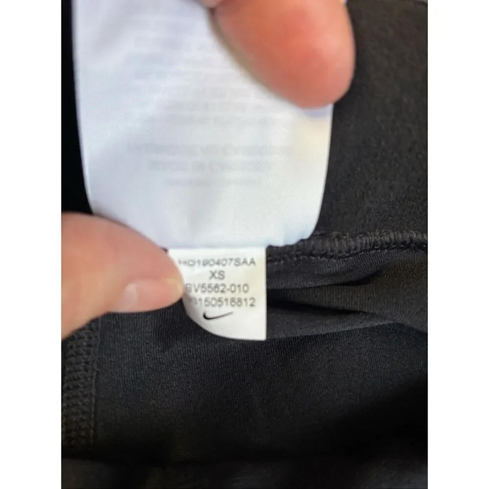 NIKE PRO NWT Hyper Warm Tight Fit Ribbed Leggings in Black Size XS